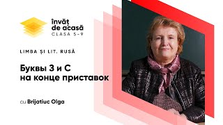 Русский язык и литература, "Буквы З и С на конце приставок"