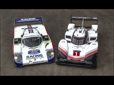 Porsche 919 Hybrid Evo and 956 C Meet at the Nürburgring