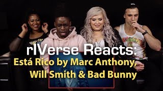 rIVerse Reacts: Está Rico by Marc Anthony, Will Smith, Bad Bunny - M/V Reaction