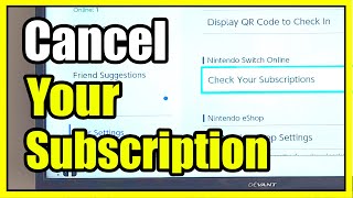 Where to go to Cancel your Subscriptions for Nintendo Switch Online (Fast Tutorial)