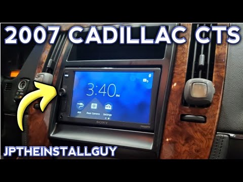 2007 Cadillac cts radio removal replacement and install