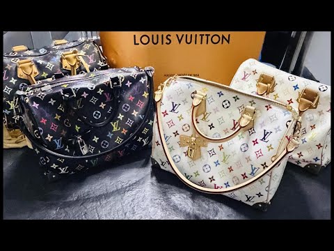 Louis Vuitton Multicolor Speedy 30 by Takashi Murakami Unboxing and Generation Comparison!