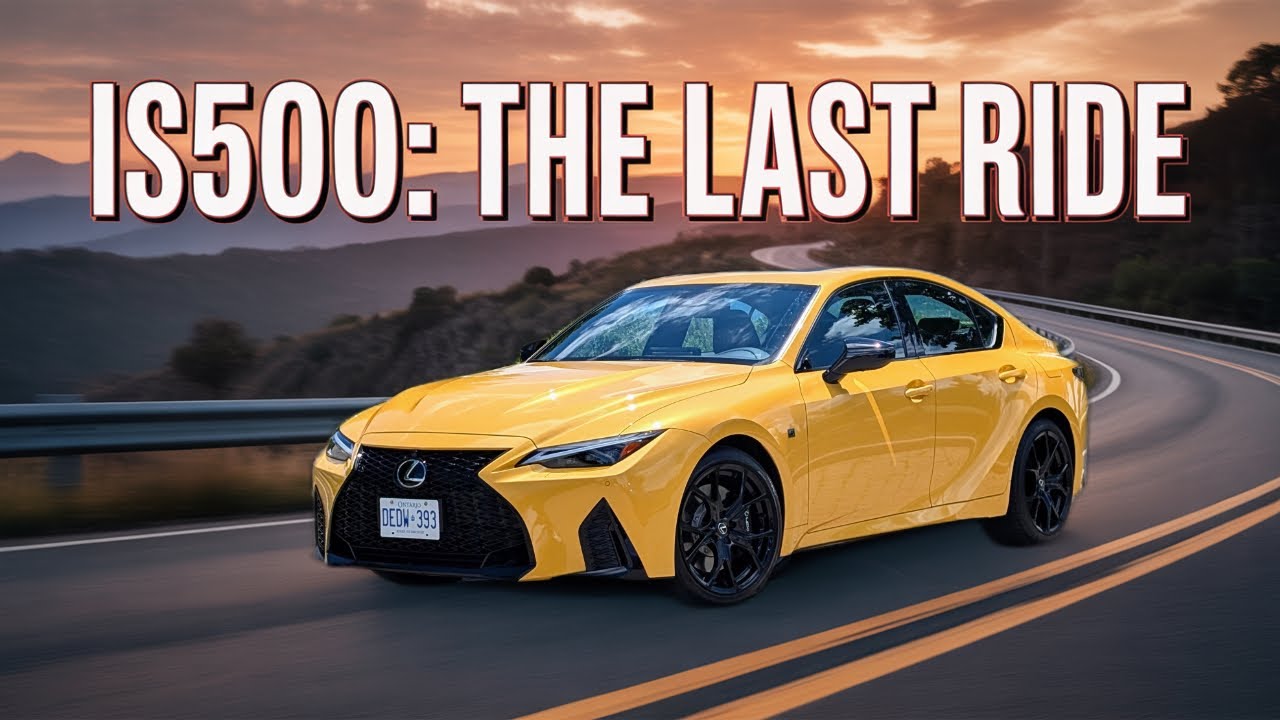 Taking One Last Ride in the Lexus IS500 Before It's Gone!