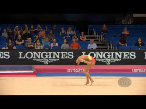 CHUN Song E (KOR) 2015 Rhythmic Worlds Stuttgart - Qualifications Ball