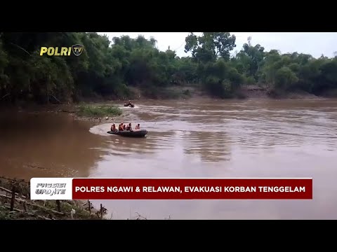 PRESISI UPDATE : POLRES NGAWI EVAKUASI KORBAN TENGGELAM 18/03/2024 16.00