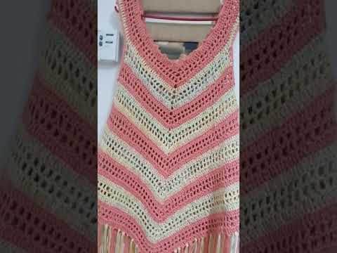 Rochie de plaja crosetata in colt. Prezentare!