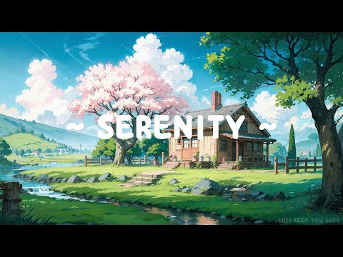 Serenity 🌸 Lofi Keep You Safe 🌼 Lofi Hip Hop ~ Instrumental mix for [ Relax-Sleep-Chill ]