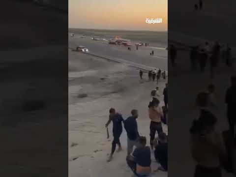 شاهد بالفيديو.. اصطدام حافلتين لنقل الزوار بسبب النعاس في #ميسان #الشرقية_نيوز