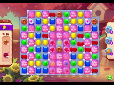 HomeScapes Level 4855 no boosters (14 moves)