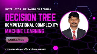 Download the video "Computational Complexity || Decision Tree || ID3 || CART"