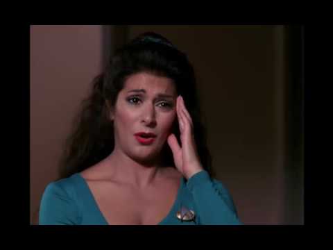 Deanna Troi under a telepathic attack