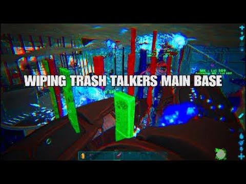 Solo Wiping Trashtalkers MAIN Base | Ark Official Small Tribes