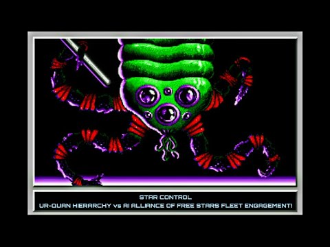 Sega Genesis Star Control G6, 1P Melee gameplay, Hierarchy vs AI Alliance fleet engagement!