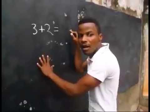 this black man have problem in matematic exanime !!