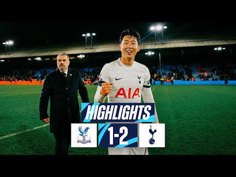 CRYSTAL PALACE 1-2 TOTTENHAM HOTSPUR // PREMIER LEAGUE HIGHLIGHTS // FOUR WINS IN A ROW