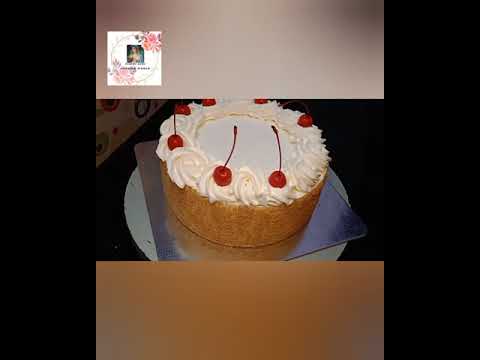 #shorts /white forest cake design/latest cake design/Nimmi sibi cooking world