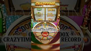 Crazytime 2500X With 25X Topslot Hits New Record | Todays Bigwin Crazytime live #shorts #trending