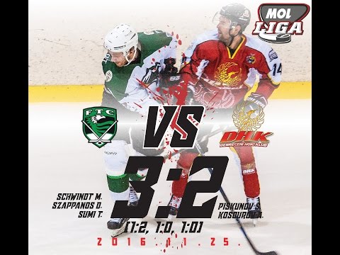 MOL120 Ferencvárosi TC - Debreceni HK 3:2 (1:2, 1:0, 1:0) 2016.11.25