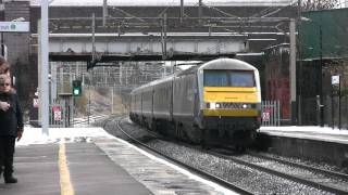 preview picture of video 'Wrexham & Shropshire's at Stechford.  67014,67018 on the 27/11/10.'