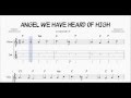 Angel We Have Heard of High Tabs Sheet Musc for guitar F Major Chords