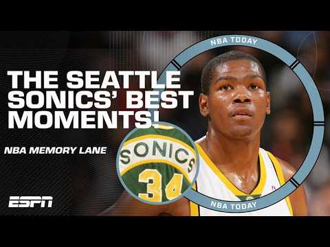 Looking back at the Seattle Sonics' most legendary plays 👀🔥 | NBA Today