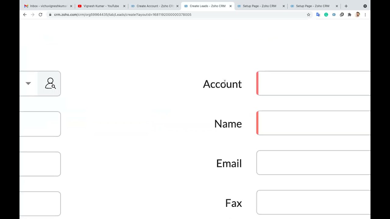 Zoho CRM - Customize and Rename System Fields