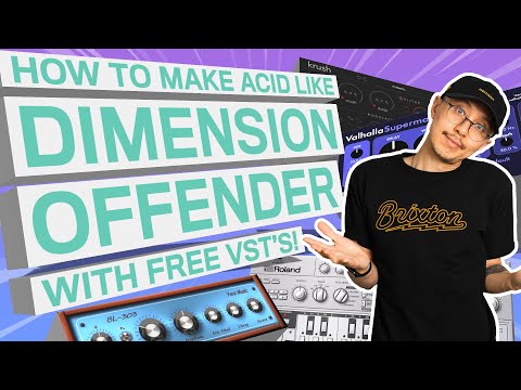 4 FREE VSTS for CRAZY ACID 303!!  | DIMENSION OFFENDER Ableton Tutorial