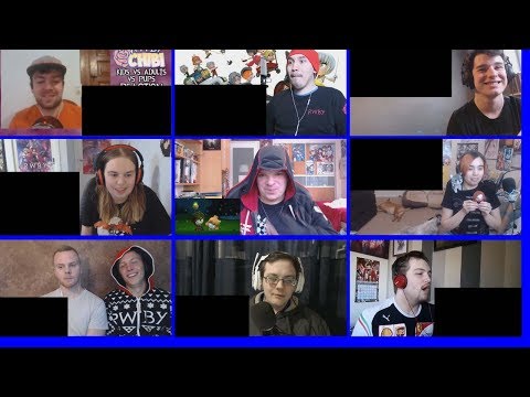 RWBY Chibi Season 3 Episode 8 "Kids vs Adults vs Pups" Reaction Mashup!