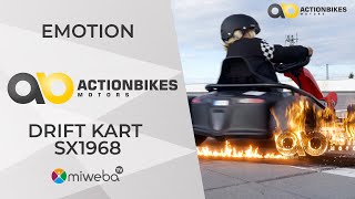 Drift-Kart SX1968 🏁 🏎️ 🏁 Drift-Scooter Go-Kart 700 Watt | Weichgummireifen | GoKart Kart fahren 2022