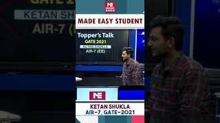 Topper's View on Online Classes | Ketan Shukla | AIR-7 | GATE 2021 | MADE EASY PRIME Student