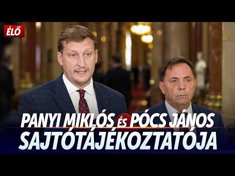 Panyi Miklós és Pócs János sajtótájékoztatója - HírTV