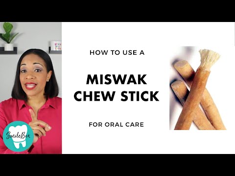 How to Use a Miswak Chew Stick | Natural Oral Care #smileboxbydrwhite