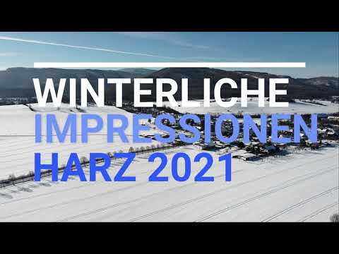 Winterliche Impressionen Drübeck Harz (2021) - DJI MAVIC MINI DRONE FOOTAGE