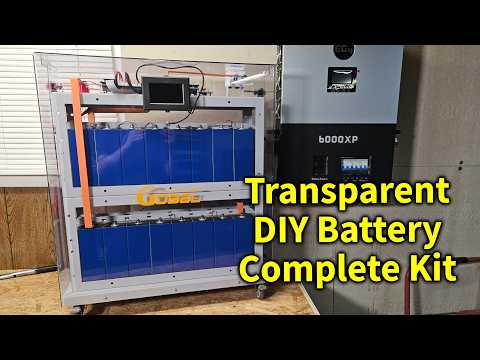 Transparent DIY Battery Kit from Gobel Power, Project X1 Full Assembly