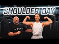 Shoulders With Miss Olympia LauralieChapadosIFBBPro Hany Rambod
