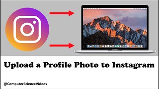 How to UPLOAD a Profile Photo to Instagram on a Mac Computer - Basic Tutorial | New