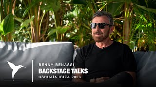 BENNY BENASSI Backstage Talks at Ushua a Ibiza