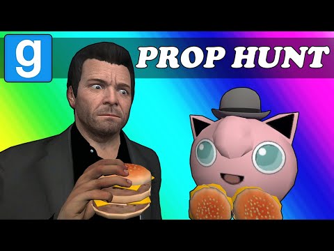 Gmod Prop Hunt - GTA Burger Shot Chaos! (Garry's Mod Funny Moments)