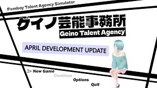 April Update for Geino Talent Agency (Femboy Talent Agency Simulator)