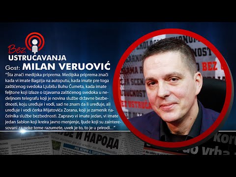 BEZ USTRUČAVANJA - Milan Veruović:Od početka do kraja sve je laž,Zvezdan Jovanović nije ubio Đinđića