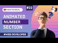 Website Development In Hindi 22 Animated Number Counter Functionality