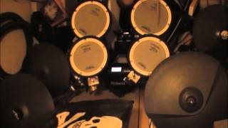 Heavens Gate - In control -  drum cover, the golden 80&#39; !