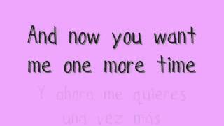 Jar of Hearts (Glee Cast) | Lyrics on Screen (English/Español)
