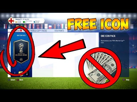 FIFA 18 WORLD CUP MODE - HOW TO GET A *FREE* ICON PACK! - 'NATIONAL ICON' GUARANTEED ICON SBC!