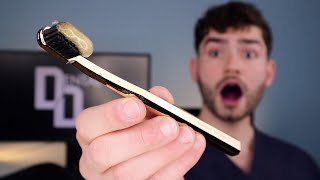 Brushing with a 24K Gold Toothbrush &amp; Toothpaste!!
