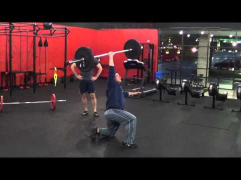 95 lb. Barbell Turkish Get Up
