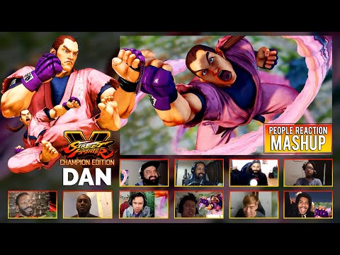 Street Fighter V: Champion Edition – Dan Gameplay Trailer [ Reaction Mashup Video ]