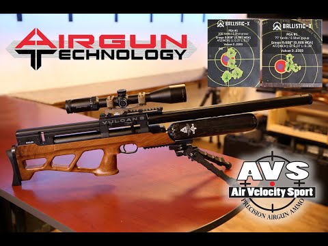 Vulcan 3 .22 cal SUB MOA accuracy at 100yds .2193 AVS airgun slugs