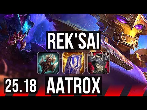 REK'SAI vs AATROX (TOP) | EUW Master | 25.18