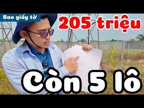 Còn 5 lô đất thổ cư sổ hồng riêng giá 205 triệu chính chủ bán ở Hảo Đước Tây Ninh cách TPHCM 100km